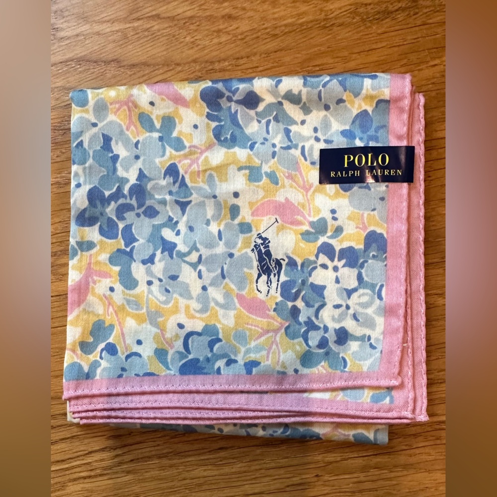 💛 Polo Ralph Lauren Floral Scarf 💛